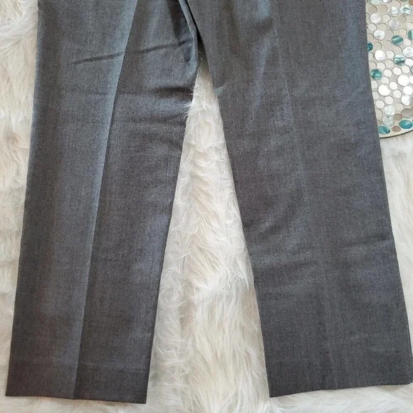 J Crew Mens Slim Bedford Wool Dress Pants Size 36 x 30 Gray Straight Leg - Picture 8 of 8